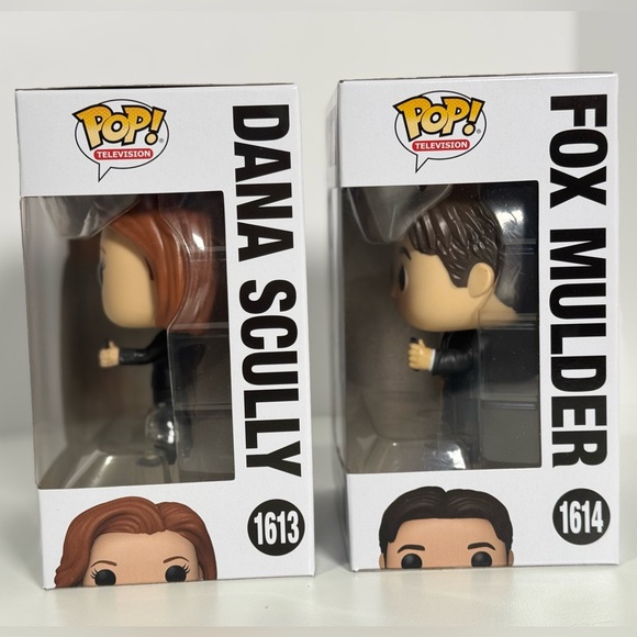 Funko Pop! The X-Files Fox Mulder & Dana Scully Vinyl Figure Set - Picture 4 of 6